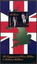 Royal Engagement - Mint Mini-Sheet Nevis, 2010